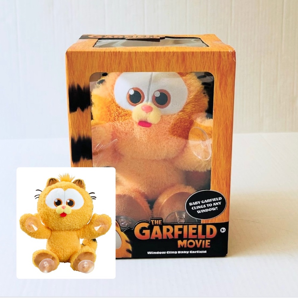 The Garfield Movie Baby Garfield Window Clinger Plush